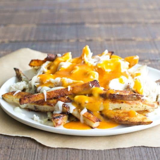 Sweet Chipotle Chicken Poutine (Small)